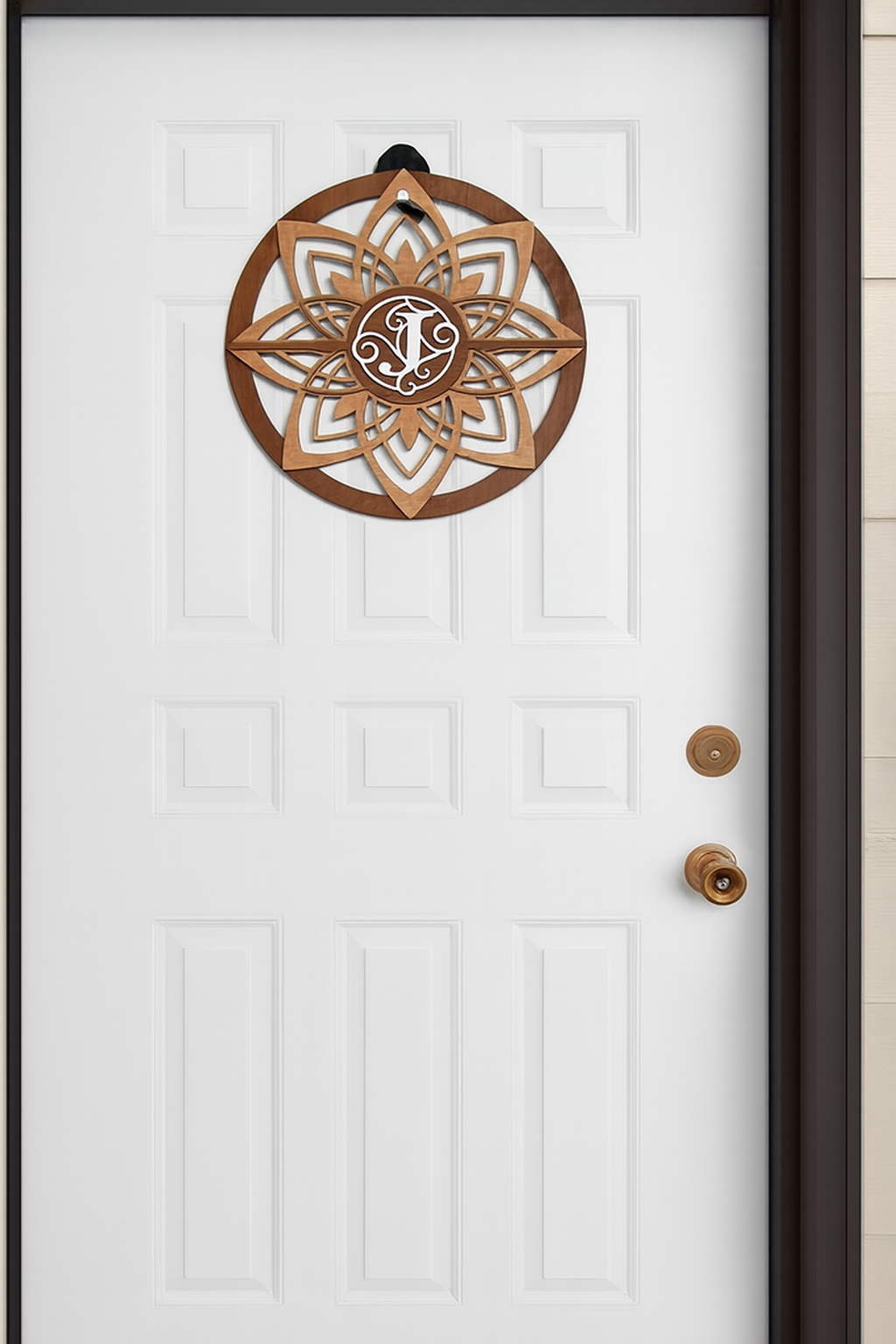 Monogramed 17" Wall Art