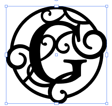 Monogramed 17" Wall Art