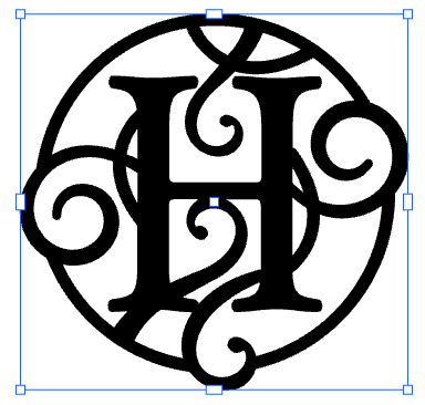 Monogramed 17" Wall Art