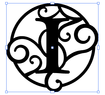 Monogramed 17" Wall Art