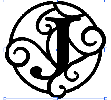 Monogramed 17" Wall Art