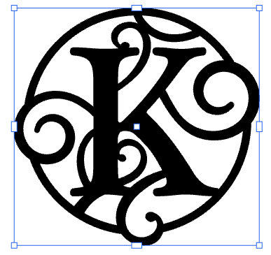 Monogramed 17" Wall Art