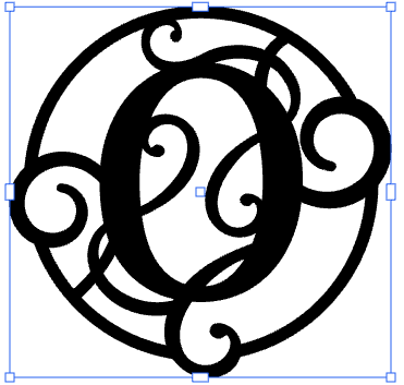 Monogramed 17" Wall Art