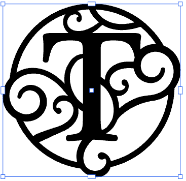 Monogramed 17" Wall Art