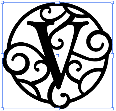 Monogramed 17" Wall Art
